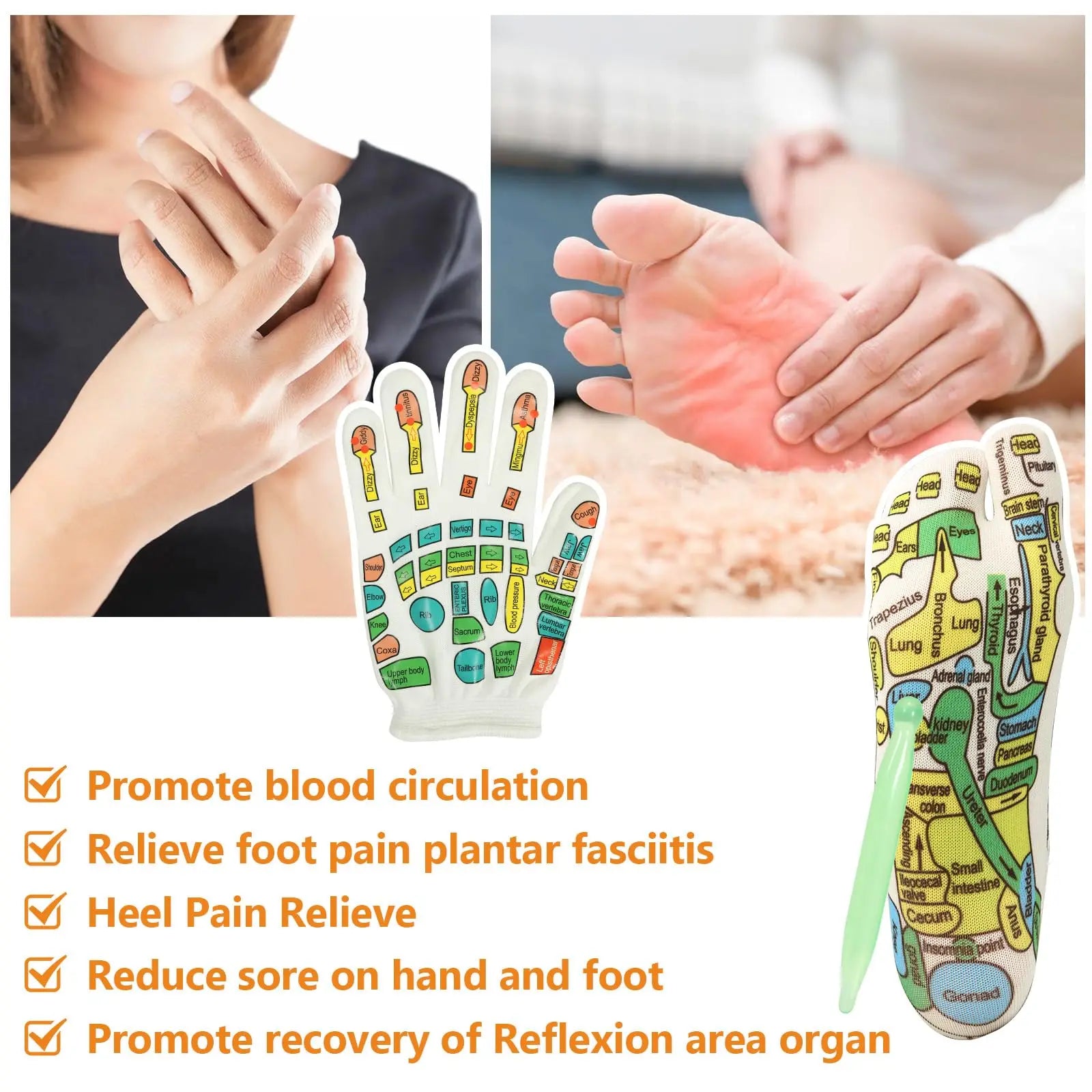 Reflexology Massage Socks & Gloves