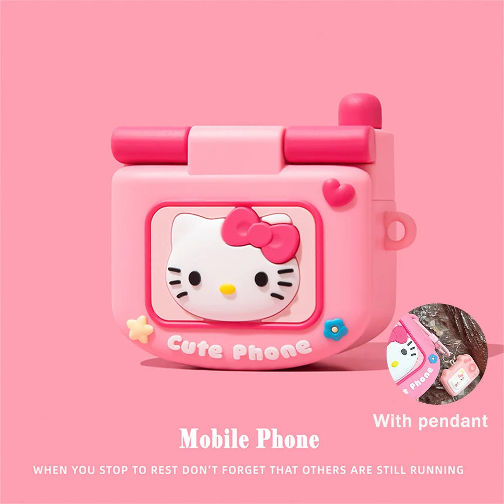 Hello Kitty Phone Airpods Case