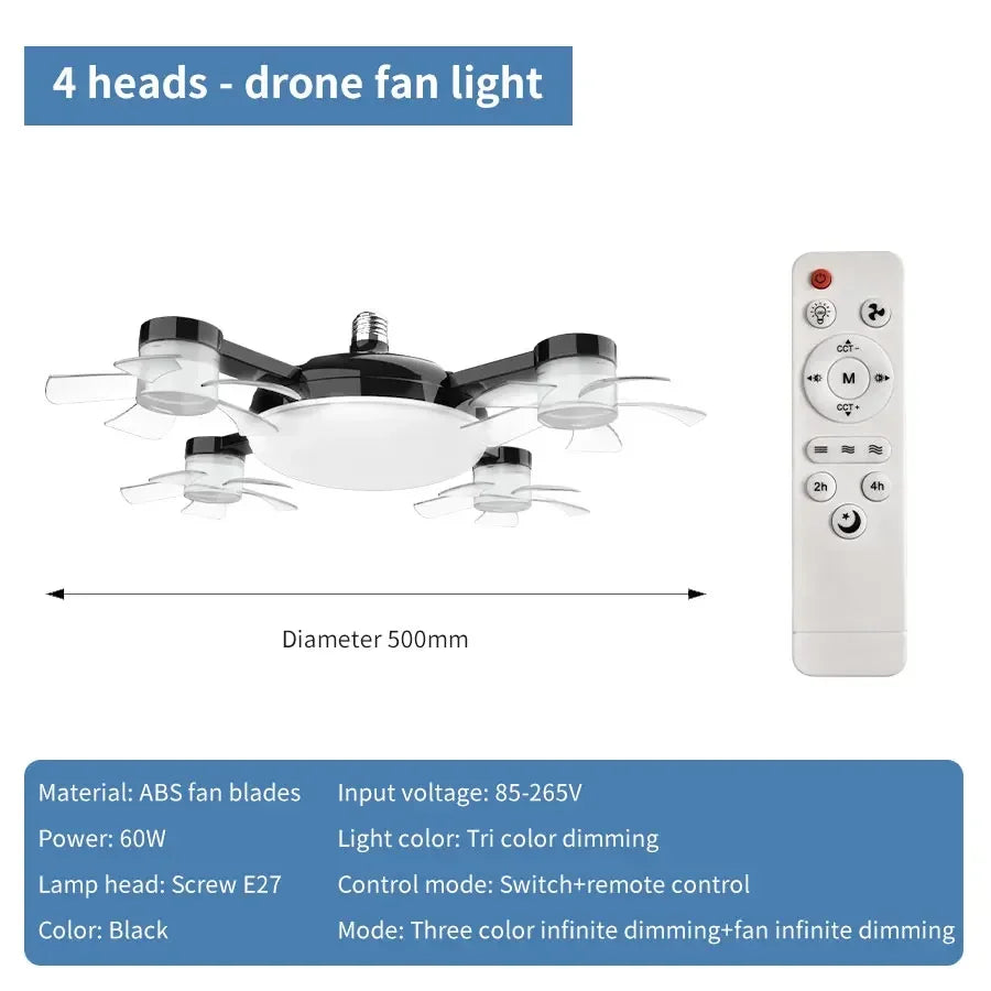 Remote Control Ceiling Fan