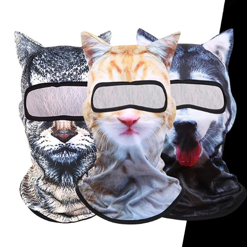 3D Animal Face Ski Balaclava