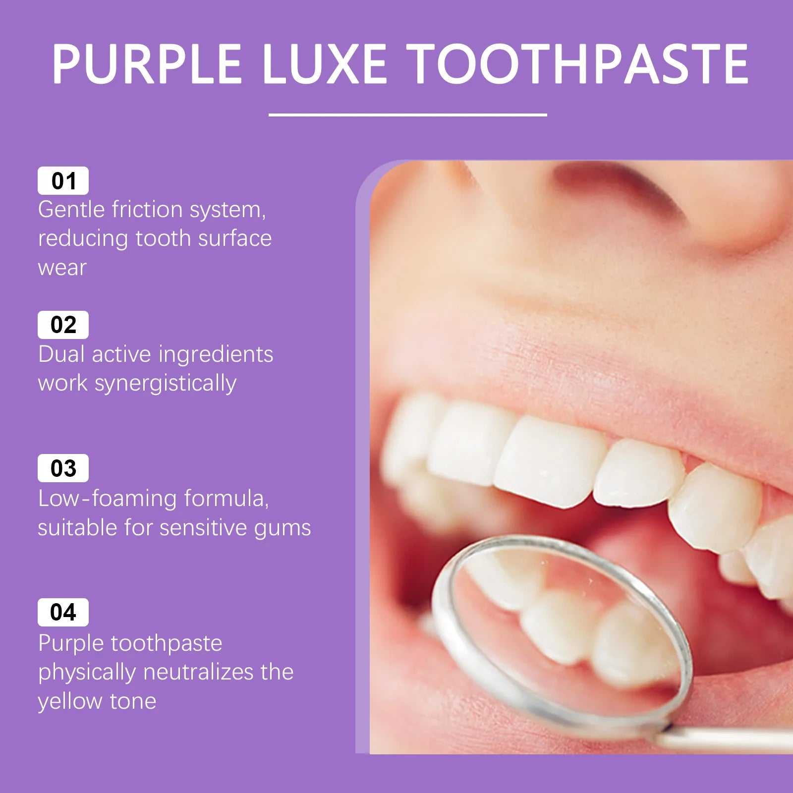 Purple Luxe Whitening Toothpaste