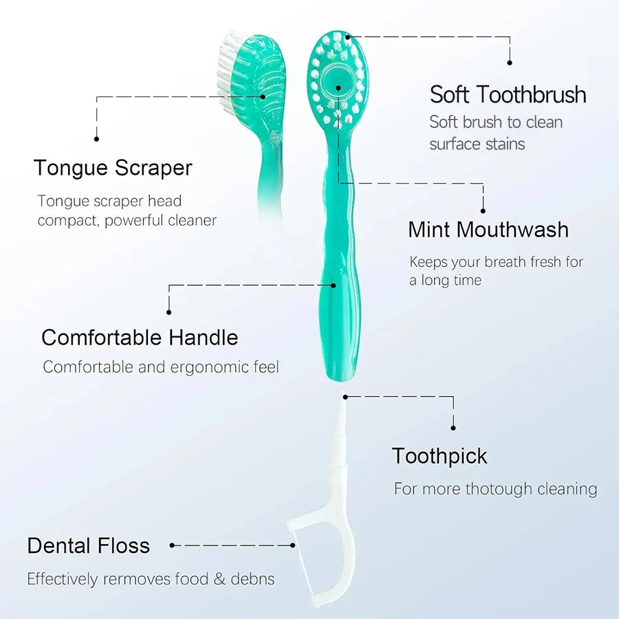 Portable 5-in-1 Toothbrush
