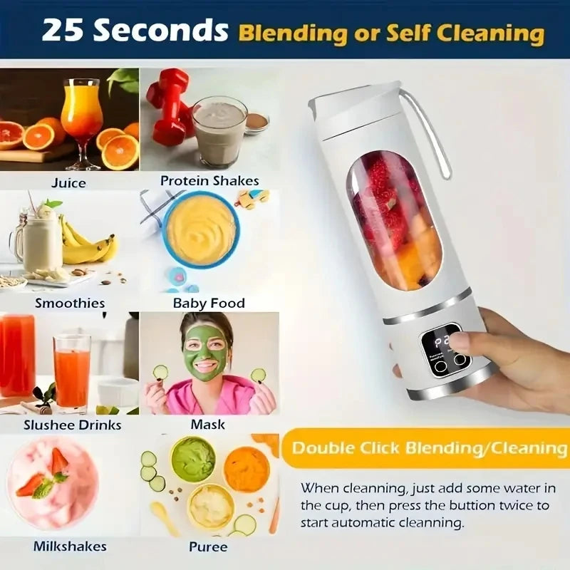 Portable USB Rechargeable Juicer