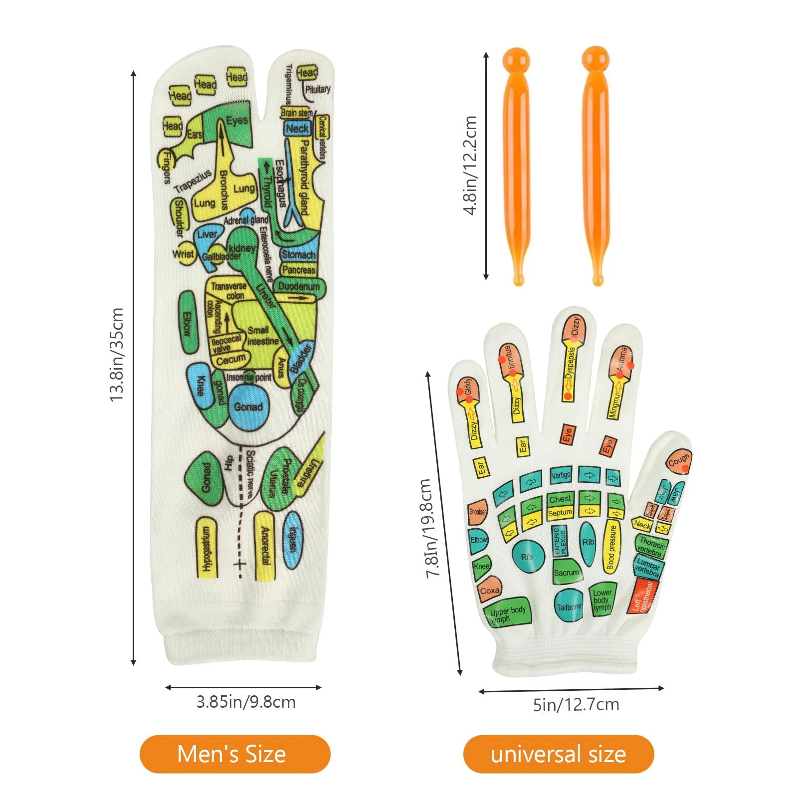 Reflexology Massage Socks & Gloves