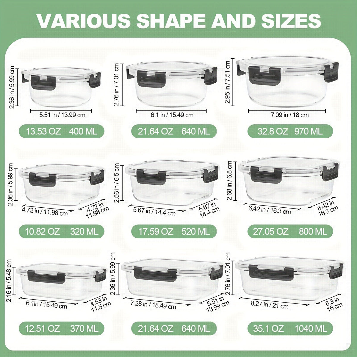 Food Container (12pcs) – Zero Eights
